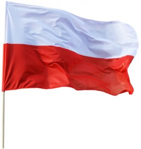 FLAGA POLSKI POLSKA DUŻA 120 X 70